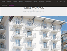 Tablet Screenshot of hotelmonacocaorle.it
